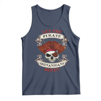 Let The Pirate Shenanigans Begin Tank Top Funny Crossbones Freebooter - Wonder Print Shop