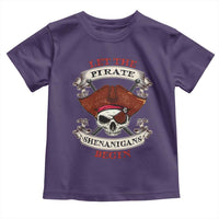 Let The Pirate Shenanigans Begin Toddler T Shirt Funny Crossbones Freebooter - Wonder Print Shop
