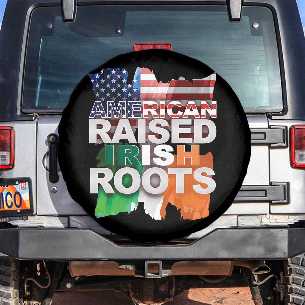 Irish American Spare Tire Cover American Raised Irish Roots St Patrick's Day