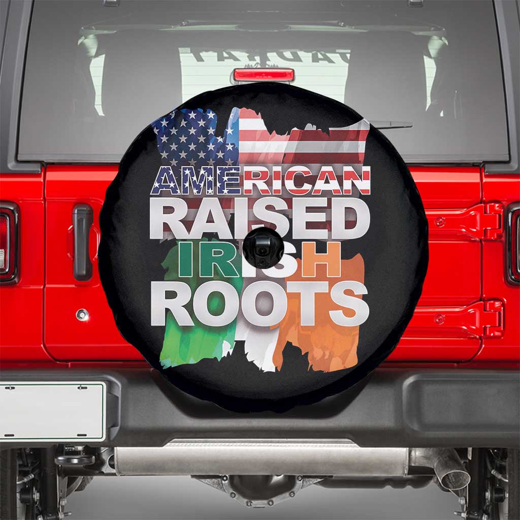 Irish American Spare Tire Cover American Raised Irish Roots St Patrick's Day