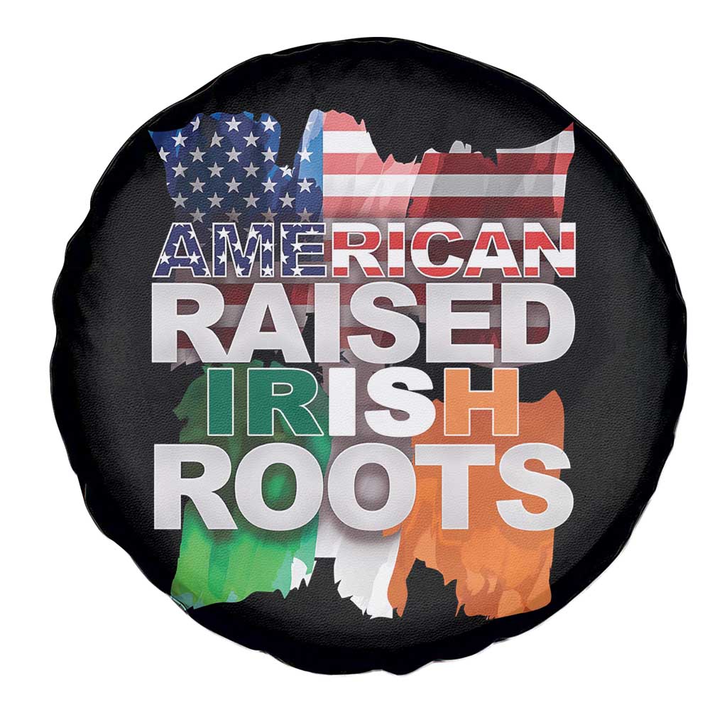Irish American Spare Tire Cover American Raised Irish Roots St Patrick's Day