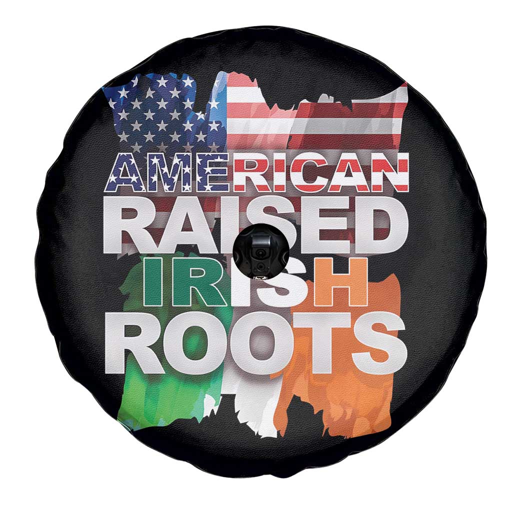Irish American Spare Tire Cover American Raised Irish Roots St Patrick's Day