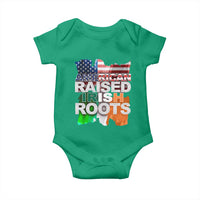 Irish American Baby Onesie American Raised Irish Roots St Patrick's Day