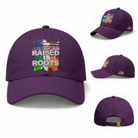 Irish American Baseball Cap American Raised Irish Roots St Patrick's Day
