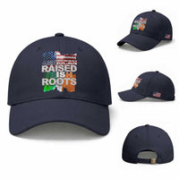 Irish American Baseball Cap American Raised Irish Roots St Patrick's Day