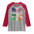 Irish American Raglan Shirt American Raised Irish Roots St Patrick's Day