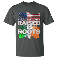 Irish American T Shirt American Raised Irish Roots St Patrick's Day