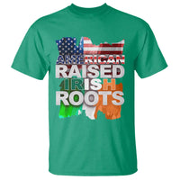Irish American T Shirt American Raised Irish Roots St Patrick's Day