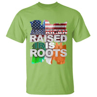 Irish American T Shirt American Raised Irish Roots St Patrick's Day