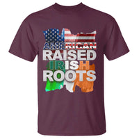 Irish American T Shirt American Raised Irish Roots St Patrick's Day