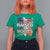 Irish American T Shirt For Women American Raised Irish Roots St Patrick's Day