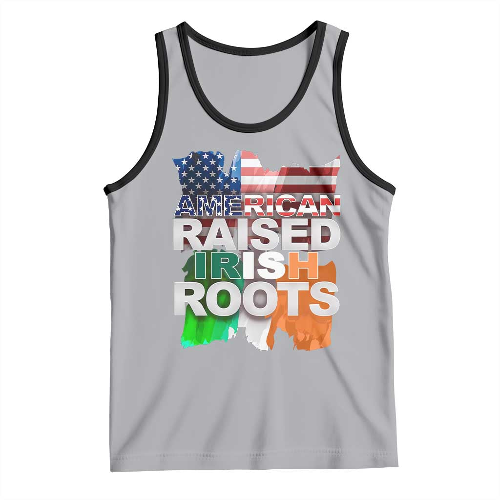 Irish American Tank Top American Raised Irish Roots St Patrick's Day