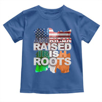 Irish American Toddler T Shirt American Raised Irish Roots St Patrick's Day
