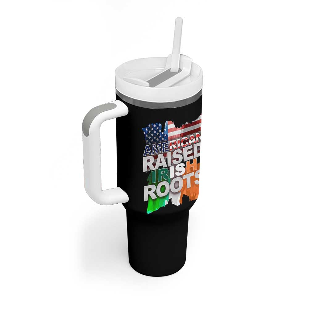 Irish American Tumbler With Handle American Raised Irish Roots St Patrick's Day