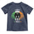 Funny St Patrick's Day Mothman Toddler T Shirt Lurky Vibes Shamrock Retro Ireland Flag