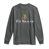 Funny St Patrick's Day Irish Beer Drinking Long Sleeve Shirt Fit Shaced Shamrock