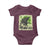 Funny St Patrick's Day Japanese Giant Monster Baby Onesie Vintage Shamrock Tsunami