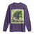 Funny St Patrick's Day Japanese Giant Monster Long Sleeve Shirt Vintage Shamrock Tsunami