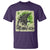 Funny St Patrick's Day Japanese Giant Monster T Shirt Vintage Shamrock Tsunami
