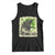 Funny St Patrick's Day Japanese Giant Monster Tank Top Vintage Shamrock Tsunami