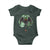 Funny St Patrick's Day Mothman Cryptid Creature Shamrock Baby Onesie