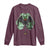 Funny St Patrick's Day Mothman Cryptid Creature Shamrock Long Sleeve Shirt