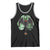 Funny St Patrick's Day Mothman Cryptid Creature Shamrock Tank Top
