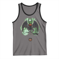 Funny St Patrick's Day Mothman Cryptid Creature Shamrock Tank Top