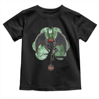 Funny St Patrick's Day Mothman Cryptid Creature Shamrock Toddler T Shirt