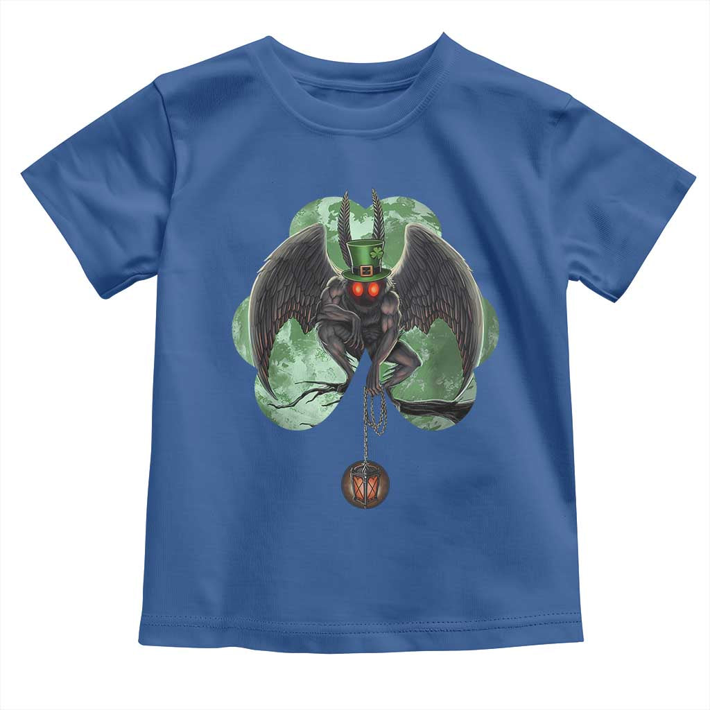 Funny St Patrick's Day Mothman Cryptid Creature Shamrock Toddler T Shirt