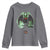 Funny St Patrick's Day Mothman Cryptid Creature Shamrock Youth Sweatshirt