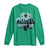 Funny Cryptid St Patrick's Day Long Sleeve Shirt Bigfoot Mothman Aliens Shamrock