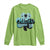 Funny Cryptid St Patrick's Day Long Sleeve Shirt Bigfoot Mothman Aliens Shamrock
