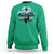 Funny Cryptid St Patrick's Day Sweatshirt Bigfoot Mothman Aliens Shamrock