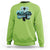 Funny Cryptid St Patrick's Day Sweatshirt Bigfoot Mothman Aliens Shamrock