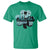 Funny Cryptid St Patrick's Day T Shirt Bigfoot Mothman Aliens Shamrock