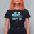 Funny Cryptid St Patrick's Day T Shirt For Women Bigfoot Mothman Aliens Shamrock