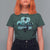Funny Cryptid St Patrick's Day T Shirt For Women Bigfoot Mothman Aliens Shamrock