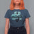 Funny Cryptid St Patrick's Day T Shirt For Women Bigfoot Mothman Aliens Shamrock