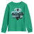 Funny Cryptid St Patrick's Day Youth Sweatshirt Bigfoot Mothman Aliens Shamrock