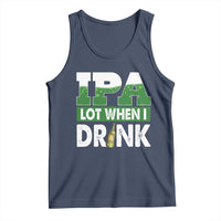 Funny Irish Beer Drinking St Patrick's Day Tank Top IPA Lot When I Drink Shamrock