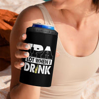 Funny Irish Black Beer Drinking St Patrick's Day 4 in 1 Can Cooler Tumbler IPA Lot When I Drink - Wonder Print Shop