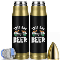Funny Irish Beer Drinking Bullet Tumbler This Guy Needs A Beer Ireland Flag - Wonder Print Shop