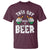 Funny Irish Beer Drinking T Shirt This Guy Needs A Beer Ireland Flag