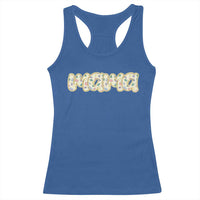 Autism Mama Racerback Tank Top Autism Awareness Mental Health Puzzle Glitter Print