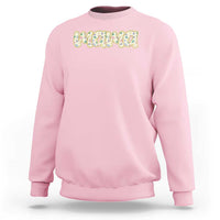 Autism Mama Sweatshirt Autism Awareness Mental Health Puzzle Glitter Print