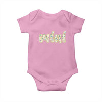 Autism Mini Baby Onesie Autism Awareness Mental Health Puzzle Glitter Print