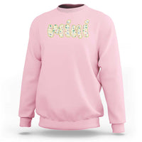 Autism Mini Sweatshirt Autism Awareness Mental Health Puzzle Glitter Print