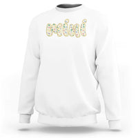 Autism Mini Sweatshirt Autism Awareness Mental Health Puzzle Glitter Print
