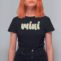 Autism Mini T Shirt For Women Autism Awareness Mental Health Puzzle Glitter Print